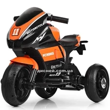 Детский мотоцикл M 4135 EL-7 Yamaha, кожаное сиденье